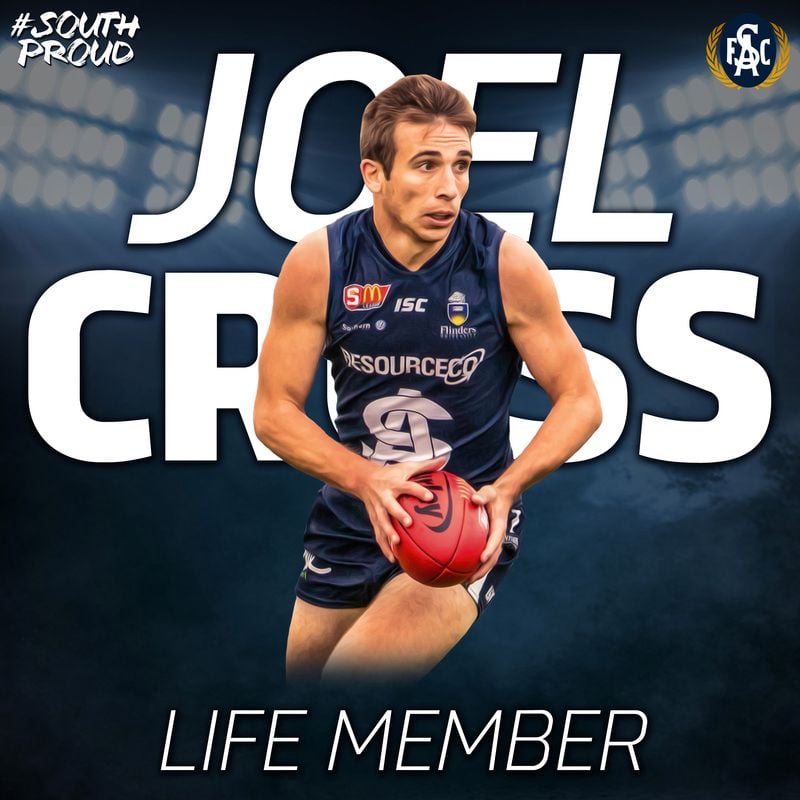 Joel Cross inducted as a Life Member Joel Cross inducted as a Life Member